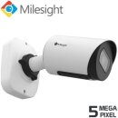 Milesight 5364-PB-J Mini-Bullet Kamera 5MP mit Anschlussbox