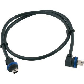 Kabel MiniUSB gewinktelt > MiniUSB gerade für RS232-IO-Box