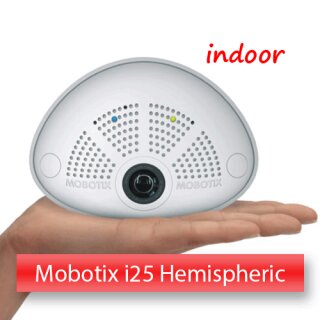 Mobotix i25-Indoorkamera 6MP, mit B016 Objektiv (180° Nacht) IP30